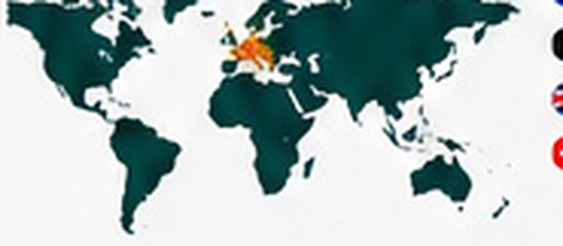 Carte des pays